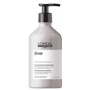 Loreal Silver, szampon do włosów rozjaśnionych lub siwych, 500ml