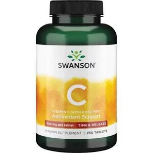Swanson Witamina C500 z RH przed. dział 250
