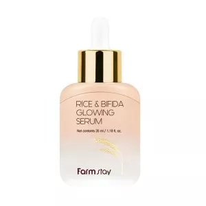 FarmStay Rice & Bifida Glowing Serum rozświetlające serum z fermentami i ryżem 35ml