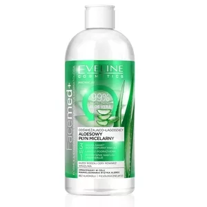 Eveline Facemed+, odświeżająco-łagodzący aloesowy płyn micelarny 3w1, 500ml