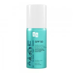 AA Aloes nawilżająco-rozświetlająca mgiełka do twarzy SPF50 100ml
