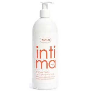 Ziaja Intima, kremowy płyn z kwasem askorbinowym do higieny intymnej, 500ml