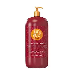 Inebrya Up To You Curl Boost, nawilżająca maska do włosów falowanych i kręconych, 1000ml