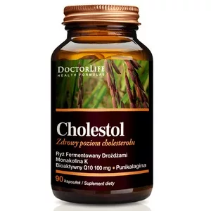 Doctor Life Cholestol monakolina K z bioaktywnym Q10 suplement diety 90 kapsułek