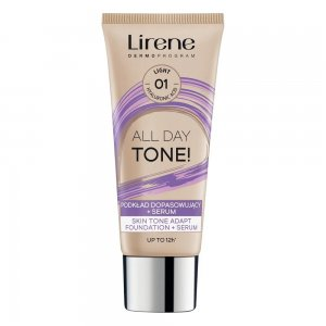 Lirene All Day Tone! podkład dopasowujący + serum 01 Light 30ml