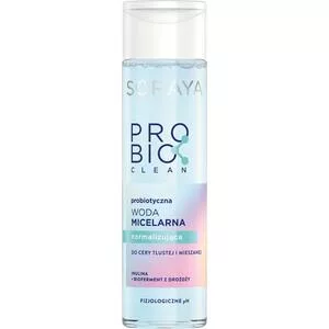 Soraya Probio Clean, Normalizująca woda micelarna do cery tłustej i mieszanej, 250ml