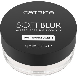 Catrice Soft Blur Matte Setting Powder, sypki puder utrwalający, 001 Translucent, 8g