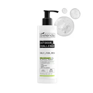 Bielenda Only for men Outdoor Challenge, odświeżający żel do mycia twarzy, 190ml