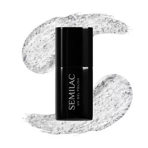 Semilac, lakier hybrydowy, 292 Silver Shimmer, 7ml