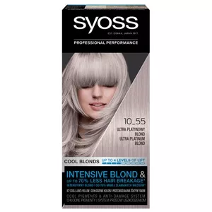 Syoss, Cool Blonds rozjaśniacz do włosów 10-55 Ultra Platynowy Blond