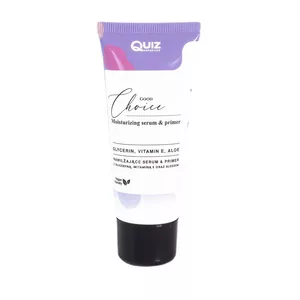 Quiz Cosmetics Moisturizing Serum & Primer Good Choice nawilżające serum i baza pod makijaż 2w1 wzbogacony witaminą E i aloesem 30ml