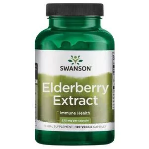 Swanson Czarny Bez ekstrakt 575mg 120kaps
