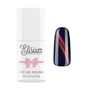 Elisium, lakier hybrydowy 121 Aurora blue, 9g