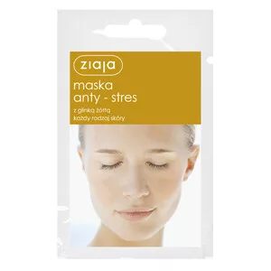 Ziaja, maska anty-stres z glinką żółtą, 7ml