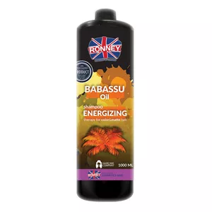 Ronney Professional Shampoo Babassu Oil Energizing Therapy, Szampon energetyzujący do włosów farbowanych i matowych 1000ml