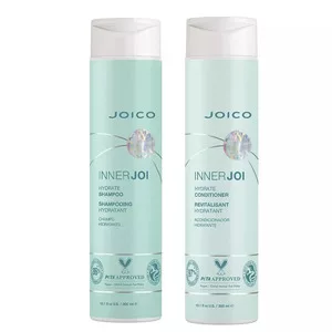 Joico Innerjoi, wegański zestaw nawilżający włosy, szampon + odżywka