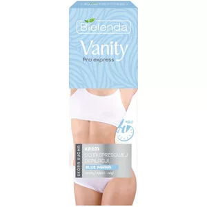 Bielenda Vanity Pro Express, krem do ekspresowej depilacji, skóra sucha, blue agava, 75ml