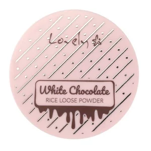 Lovely White Chocolate Loose Powder utrwalający puder ryżowy do twarzy dla każdego typu cery 8g