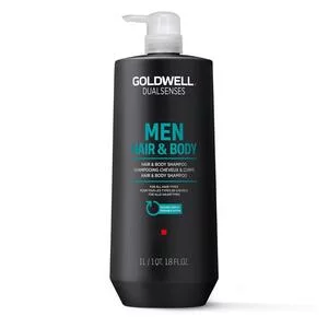 Goldwell Dualsenses For Men, szampon do włosów i ciała, 1000ml