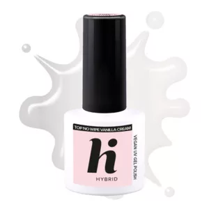 hi hybrid Milky Tops, top do lakieru hybrydowego, Vanilla Cream, 5ml