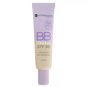 Bell HYPOAllergenic SPF 50, hypoalergiczny wielofunkcyjny krem BB, 02, 30g