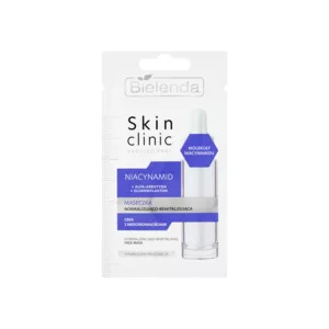 Bielenda Skin Clinic Professional, niacynamid, maseczka normalizująco-rewitalizująca, 8g