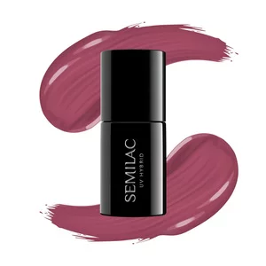 Semilac lakier hybrydowy 005 Berry Nude, 7ml