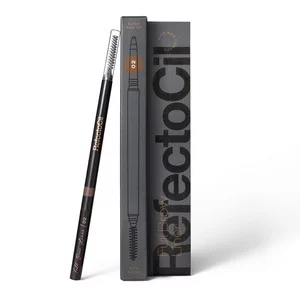 Refectocil Full Brow Liner, wodoodporna kredka do brwi z szczoteczką, 02 średni brąz