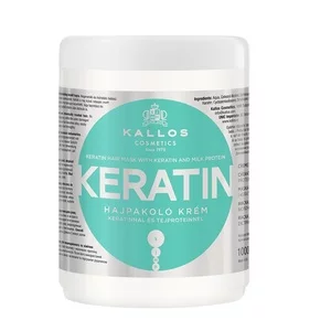 Kallos KJMN Keratin maska do włosów z keratyną i proteinami mlecznymi 1000ml