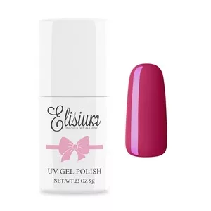 Elisium, lakier hybrydowy 043 Deep Red, 9g