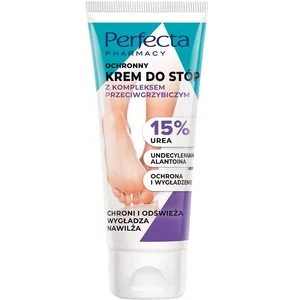 Perfecta Pharmacy ochronny krem do stóp z kompleksem przeciwgrzybicznym 15% urea 80ml