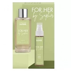 Saphir For Her zestaw woda perfumowana spray 100ml + mgiełka do włosów 75ml (W)