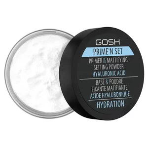 Gosh, fiksująco-matujący puder/baza 3w1 z kwasem hialuronowym, 7g