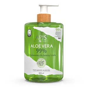 Apis Natural Aloe Vera 99%, żel aloesowy do twarzy i ciała, 300ml
