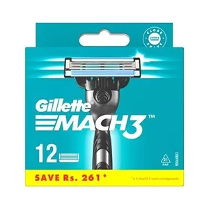 Gillette Mach 3 wymienne ostrza do maszynki do golenia 12szt