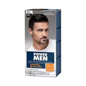 Joanna Power Men Color Cream Farba 02 Dark Brown