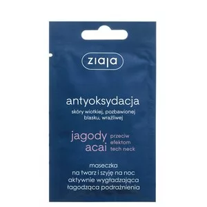 Ziaja Antyoksydacja, maseczka na noc silnie wygładzająca, 7ml
