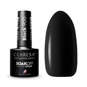 Claresa, Lakier hybrydowy, BLACK 900, 5g