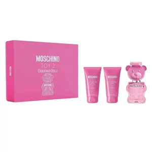 Moschino Toy 2 Bubble Gum zestaw prezentowy dla kobiet: woda toaletowa 50ml + perfumowany żel pod prysznic 50ml + nawilżający balsam do ciała 50ml