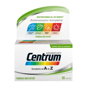 Centrum Kompletne od A do Z zestaw witamin i minerałów suplement diety 30 tabletek