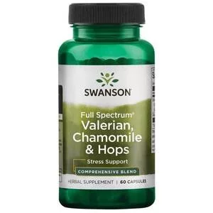 Swanson FS Waleriana Rumianek i Chmiel 60 kaps