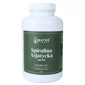 NaturPlanet, spirulina tabletki, 250g (ok.1000 tabletek)