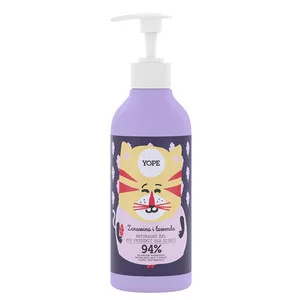 Yope, żel pod prysznic dla dzieci Żurawina i Lawenda, 400ml