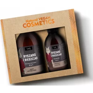 LaQ Zestaw Ryszard z Bieszczad czarny: żel 500ml, szampon 300ml (wkładka)
