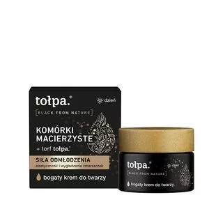 Tołpa Black, from nature bogaty krem do twarzy - dzień, 50ml
