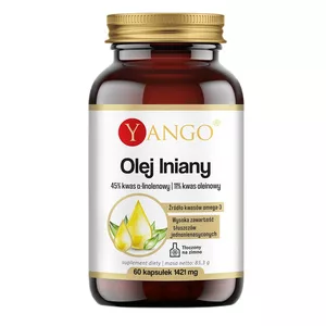 Yango Olej lniany suplement diety 60 kapsułek