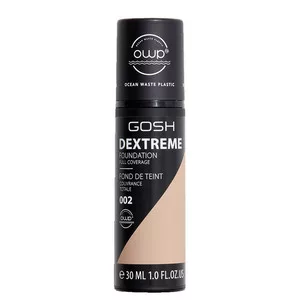Gosh Dextreme, podkład o pełnym kryciu, 002 Ivory, 30ml