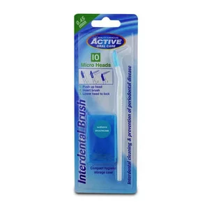 Active Oral Care Interdental Brush szczoteczka międzyzębowa + wymienne nasadki 0.45mm 10szt.
