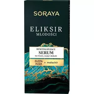 Soraya Eliksir Młodości, Rewitalizujące serum na twarz , szyję i dekolt, 30ml