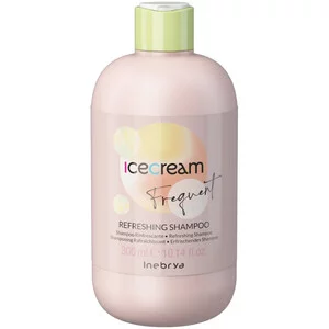 Inebrya Ice Cream Frequent Refreshing, odświeżający szampon do włosów, miętowy, 300ml